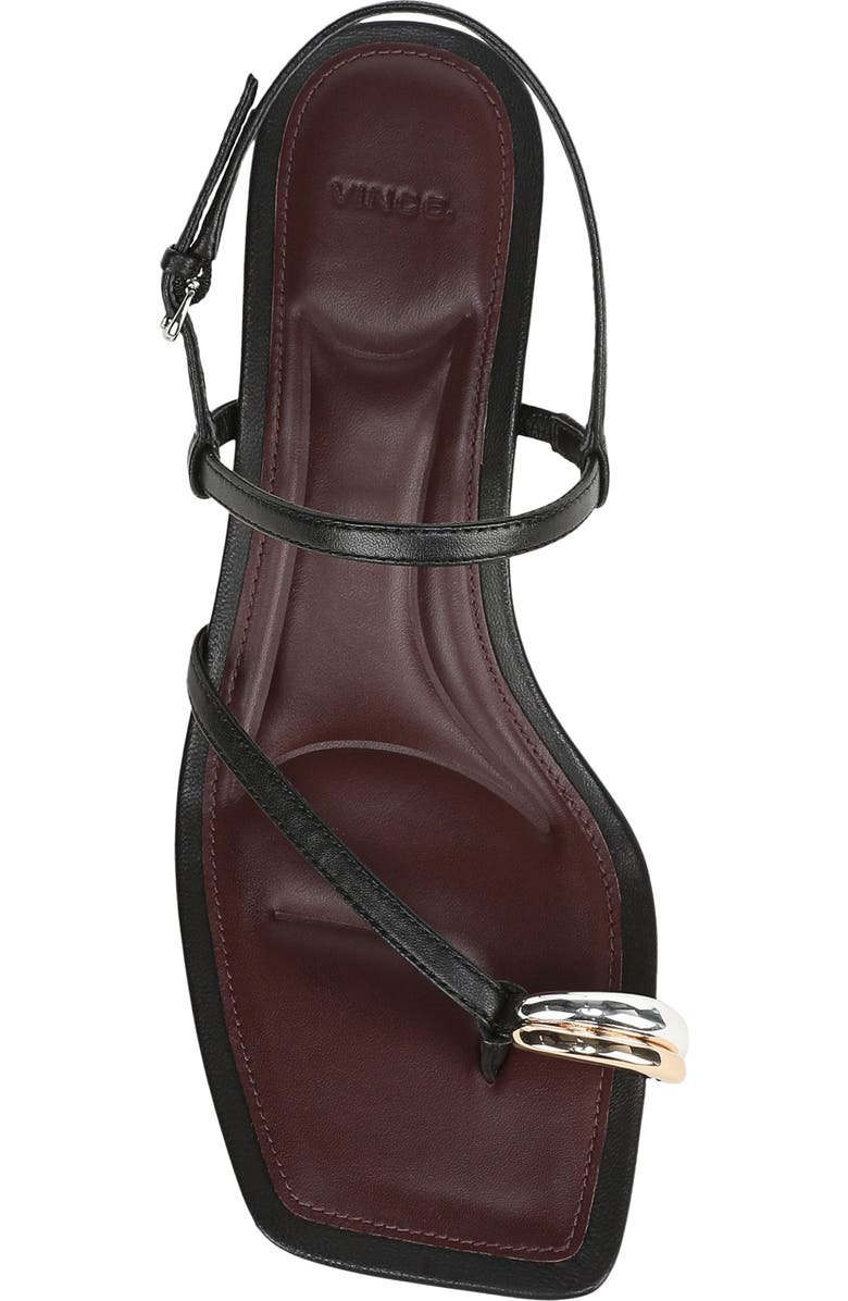 Vince Polli Kitten Heel Sandal, Alternate, color, Black