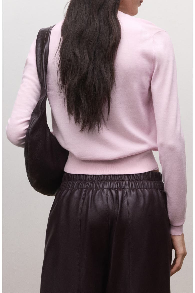 Wool Cardigan, Alternate, color, PINK
