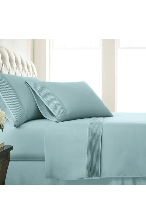 Premium Collection Pleated Extra Deep Pocket Sheet Set