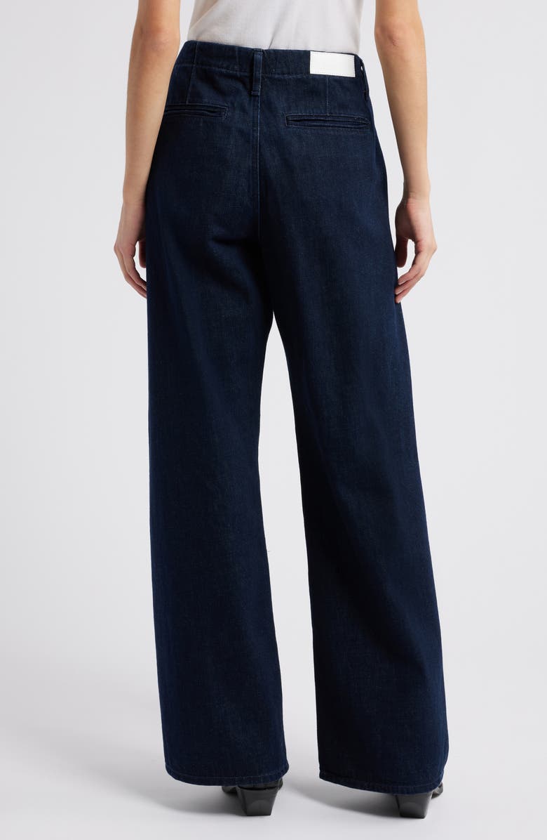 Re/Done Wide Leg Trouser Jeans, Alternate, color, Cross Hatch Rinse