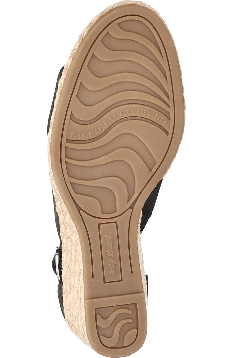 EASY STREET Tova Espadrille Platform Wedge Sandal, Alternate, color,