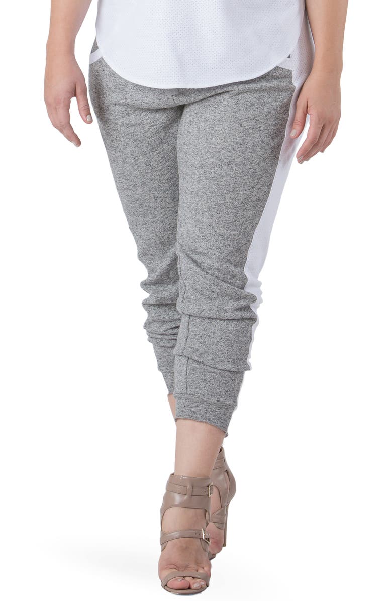 Standards & Practices Sami Knit Crop Joggers, Main, color, Grey