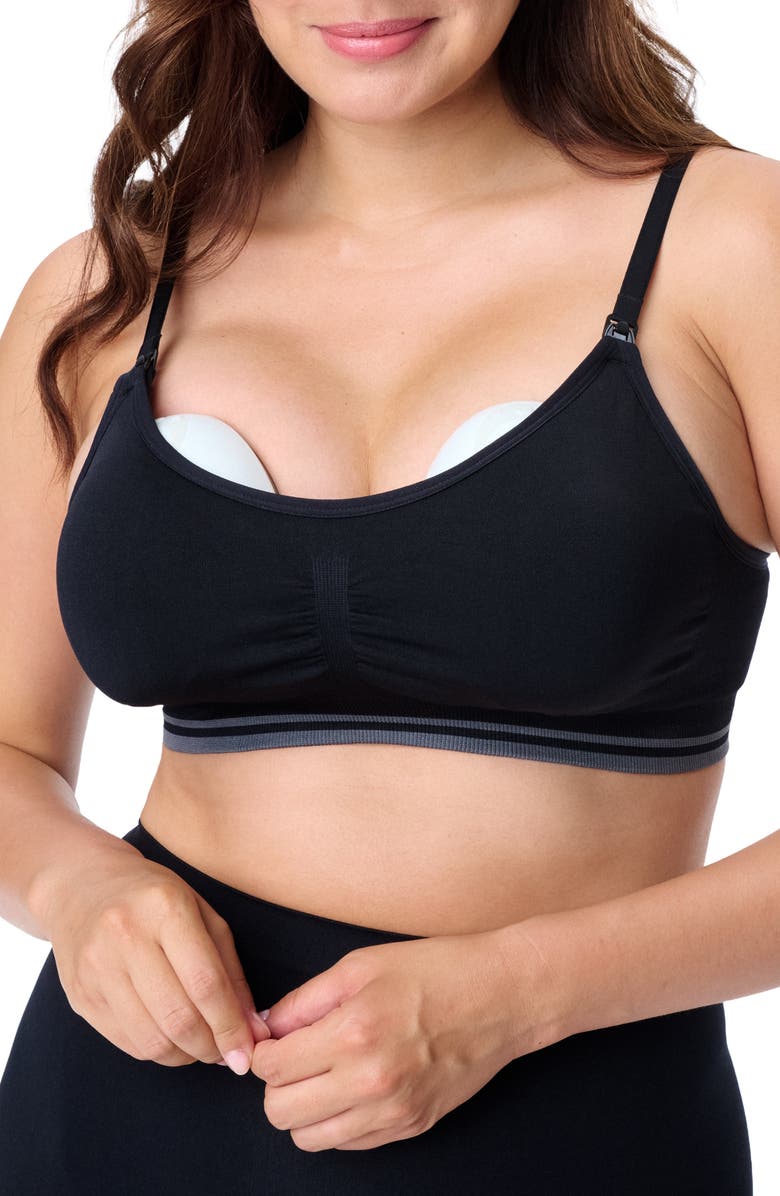 MOTHERHOOD MATERNITY Motherhood Women's Maternity Seamless Nursing and Hands-Free Pumping Bra, Alternate, color,