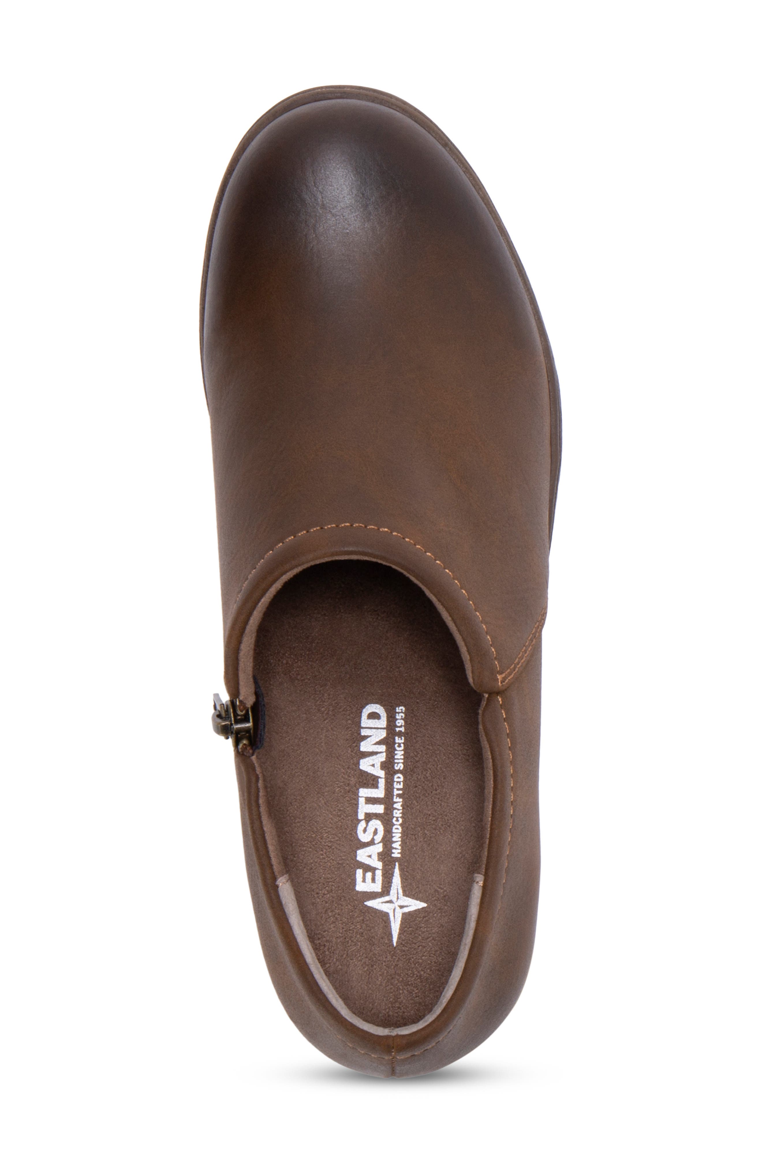 Rosie Clog, Alternate, color, BOMBER BROWN