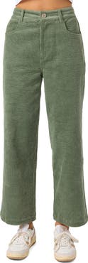 O'Neill Langford High Waist Crop Corduroy Pants