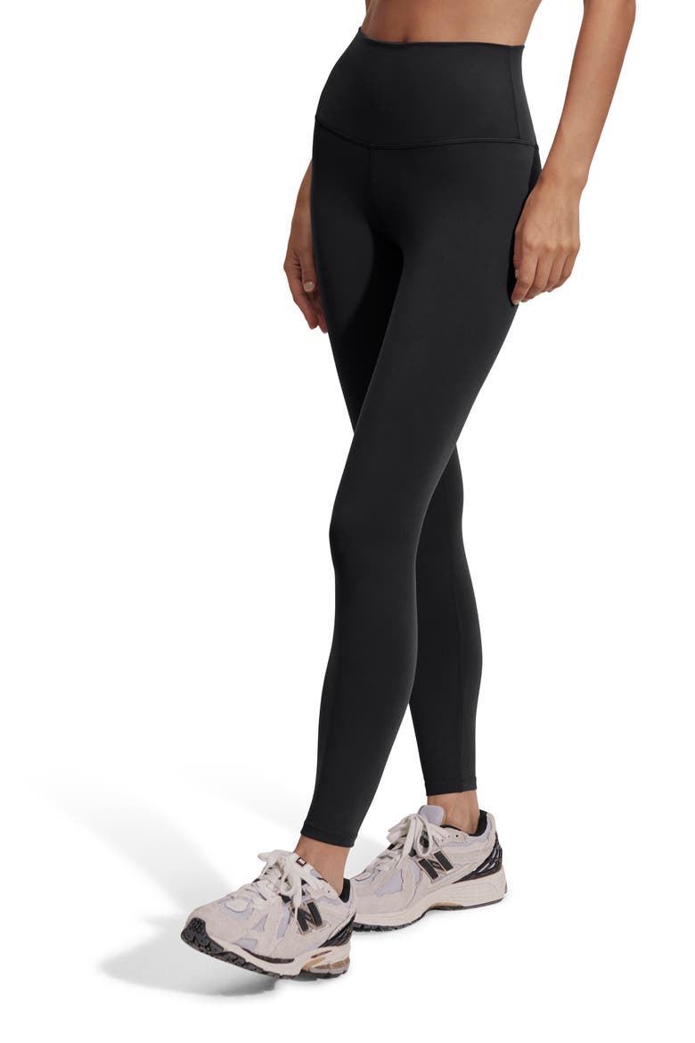 FreeSoft™ High Rise 25-Inch Leggings, Alternate, color, BLACK