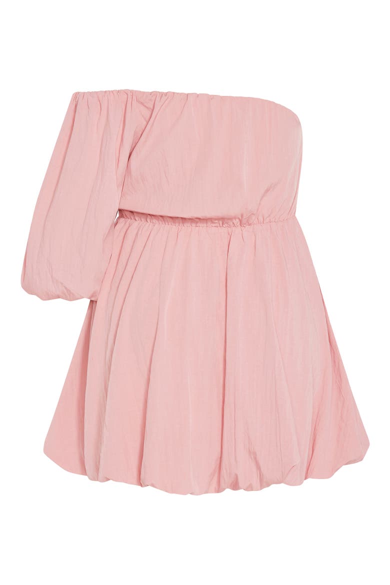 Mercy One Shoulder Minidress, Alternate, color, POUT