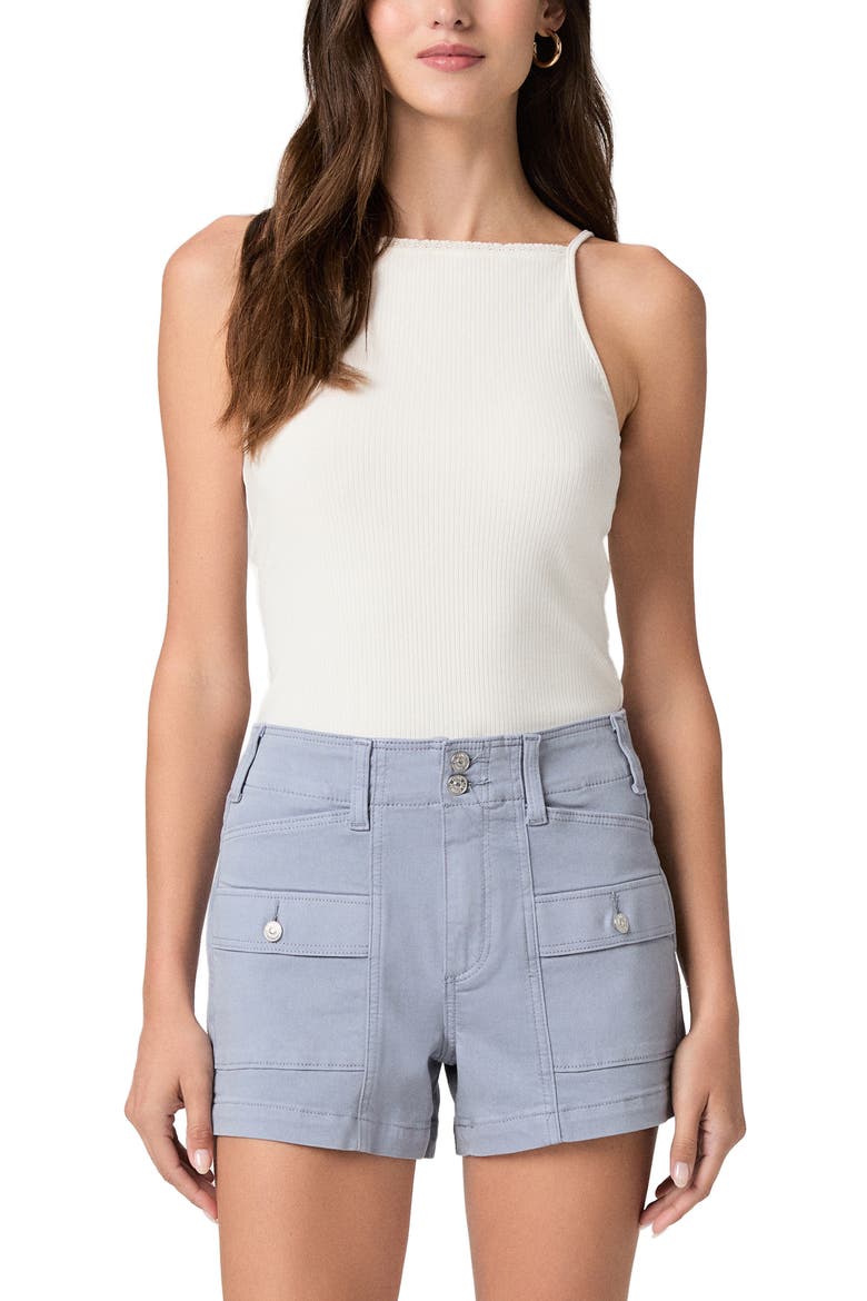 Olivia High Waist Cargo Shorts, Alternate, color, VINTAGE BLUE BREEZE