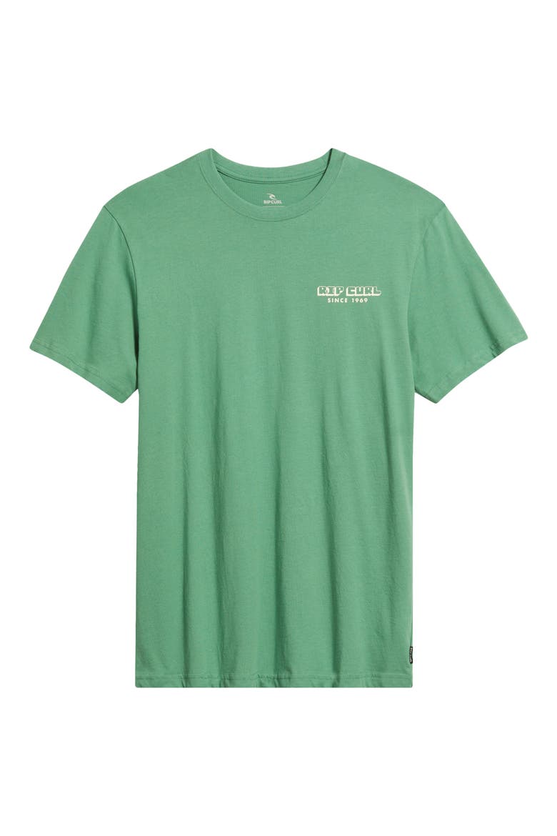 Artist of the Search Sailboat Cotton Graphic T-Shirt, Alternate, color, LEAF GREEN