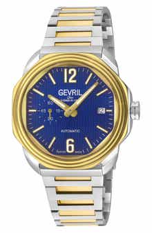Roosevelt Two Tone Swiss Automatic Bracelet Watch, 42mm
