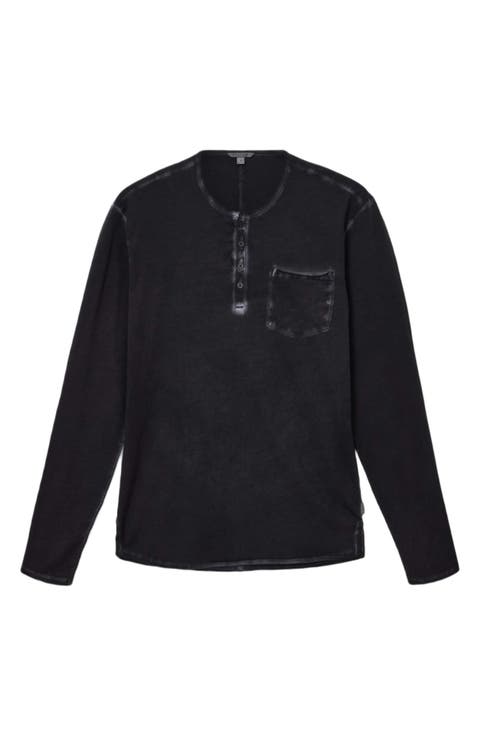 Baylor Organic Cotton Long Sleeve Henley