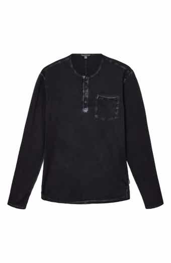 John Varvatos Baylor Organic Cotton Long Sleeve Henley