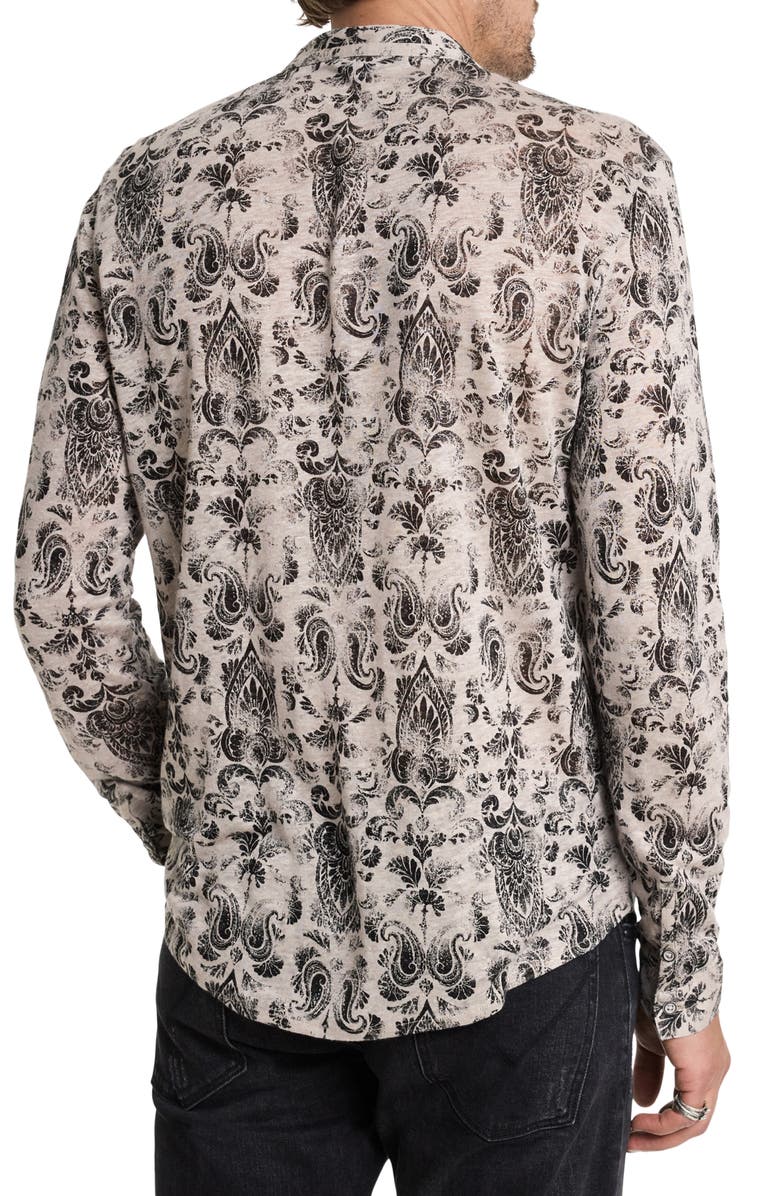 John Varvatos Padria Regular Fit Linen Button-Up Shirt, Alternate, color, 