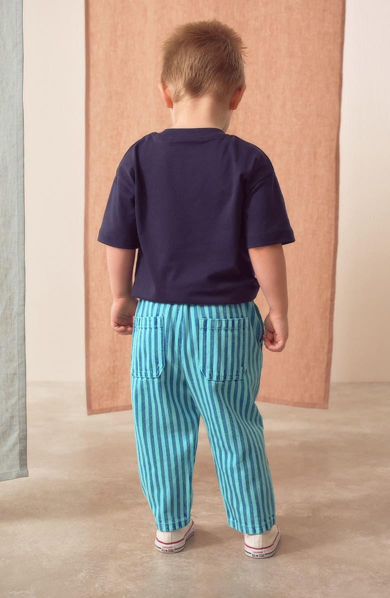 NEXT Kids' Stripe Denim Pants, Alternate, color, 