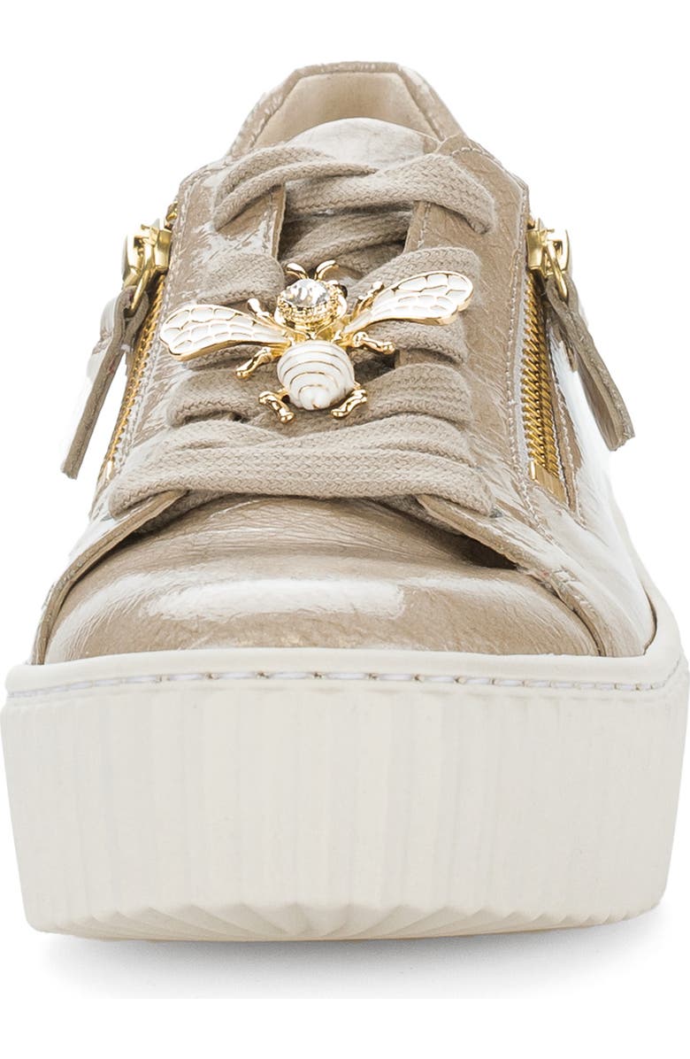 Gabor Bee Platform Sneaker, Alternate, color, Oasis Gold