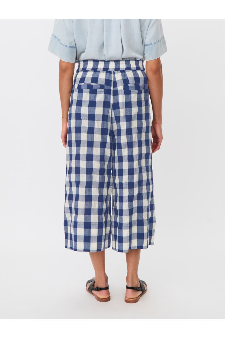 Maportia Checked Wide Leg Trouser, Alternate, color, Medieval Blue
