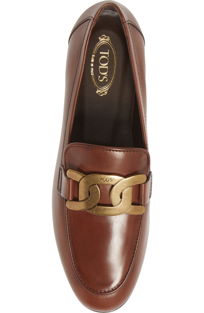 Tod's Chain Buckle Loafer, Alternate, color,