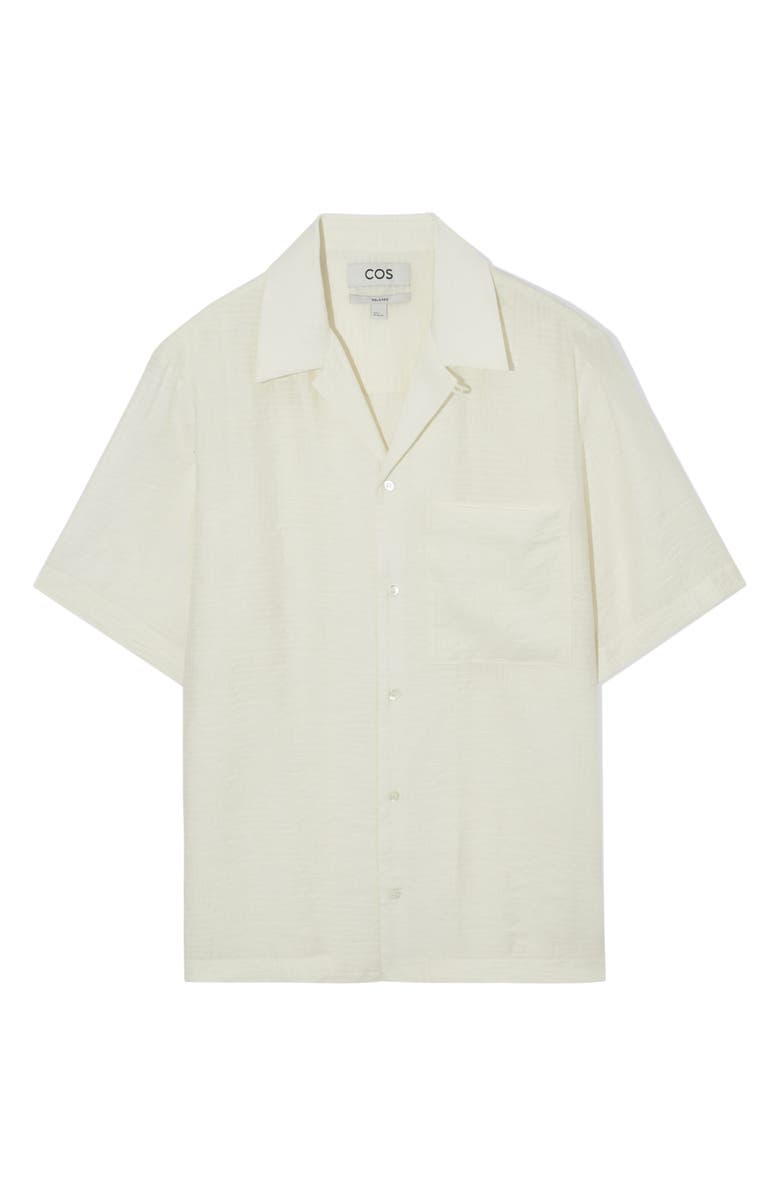 COS Turnstone Relaxed Fit Short Sleeve Button-Up Camp Shirt, Main, color,