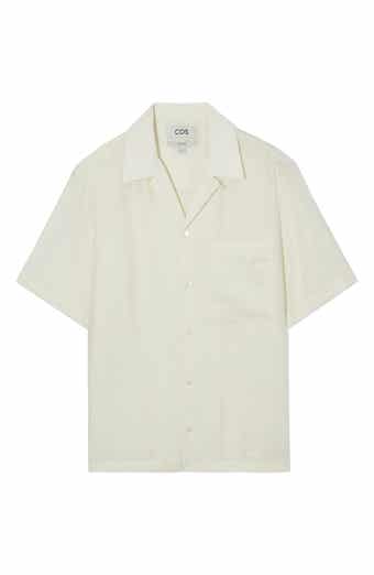 COS Turnstone Relaxed Fit Short Sleeve Button-Up Camp Shirt