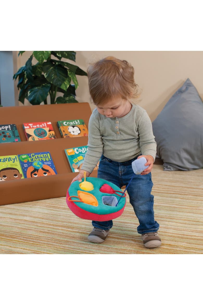 Shape Board with Attached Pieces, Alternate, color, Multicolor