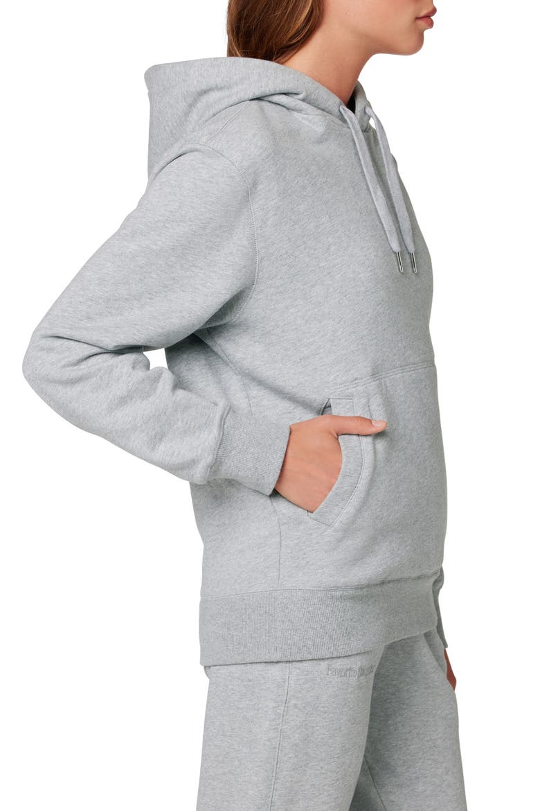 Cotton Hoodie, Alternate, color, HEATHER GREY