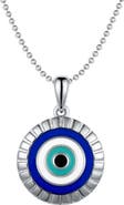 Mantra Evil Eye - I Am Supported And Protected necklace