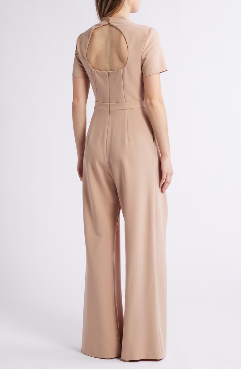 Black Halo Mayra Pleat Front Jumpsuit, Alternate, color,