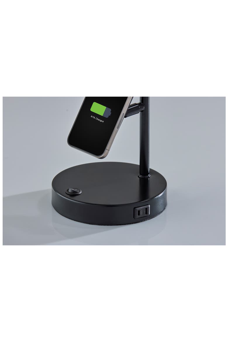 Wyatt Supercharger Desk Lamp, Alternate, color, BLACK