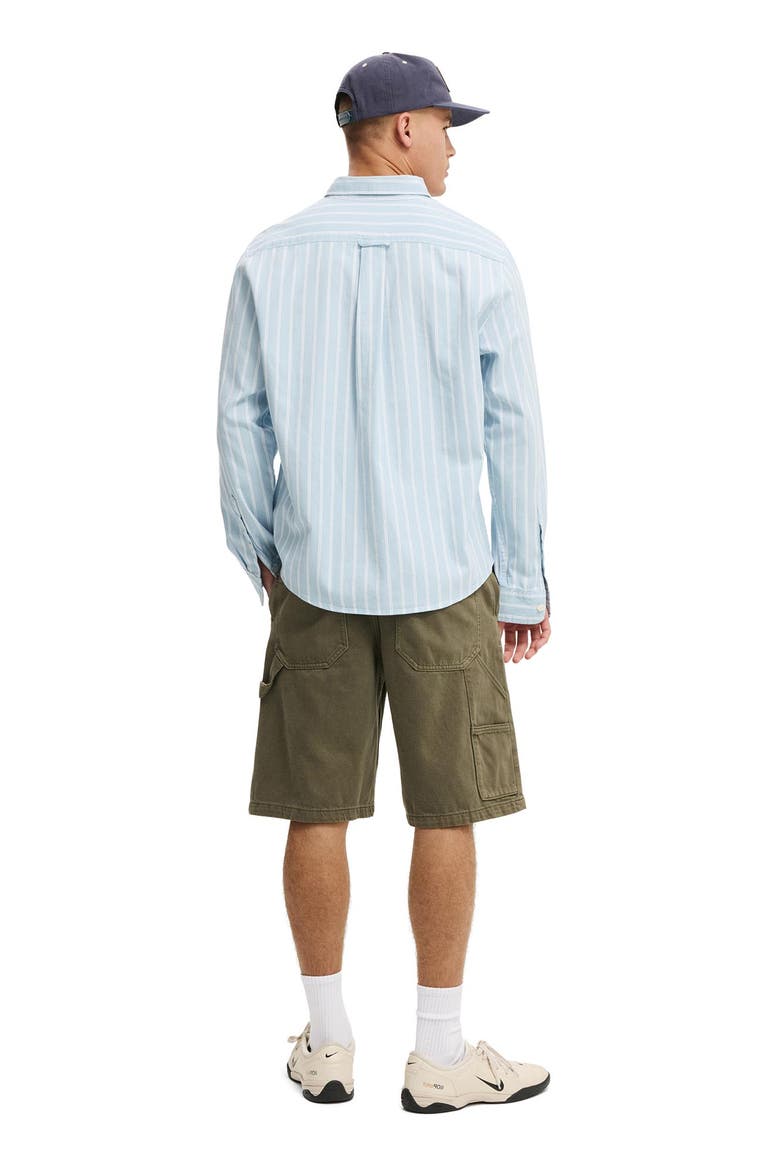Men's Baggy Worker Short, Alternate, color, Military