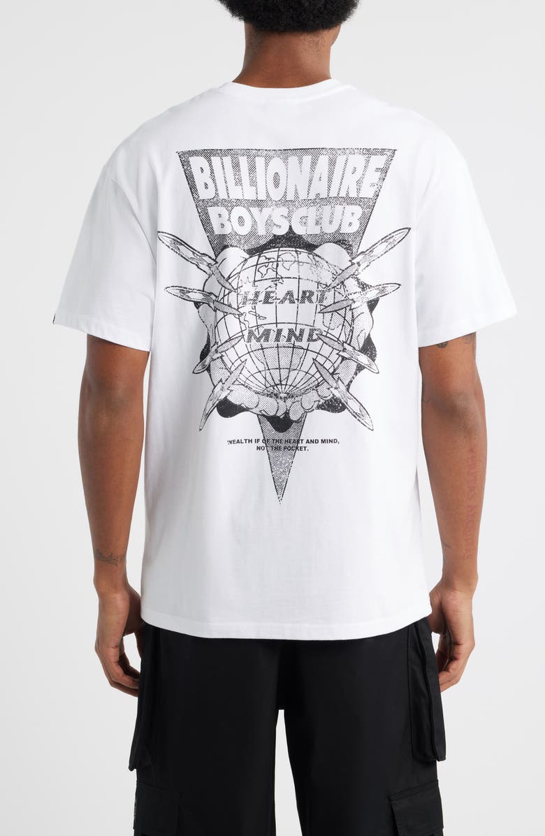 Billionaire Boys Club BB World Helmet Head Cotton Graphic T-Shirt, Alternate, color,