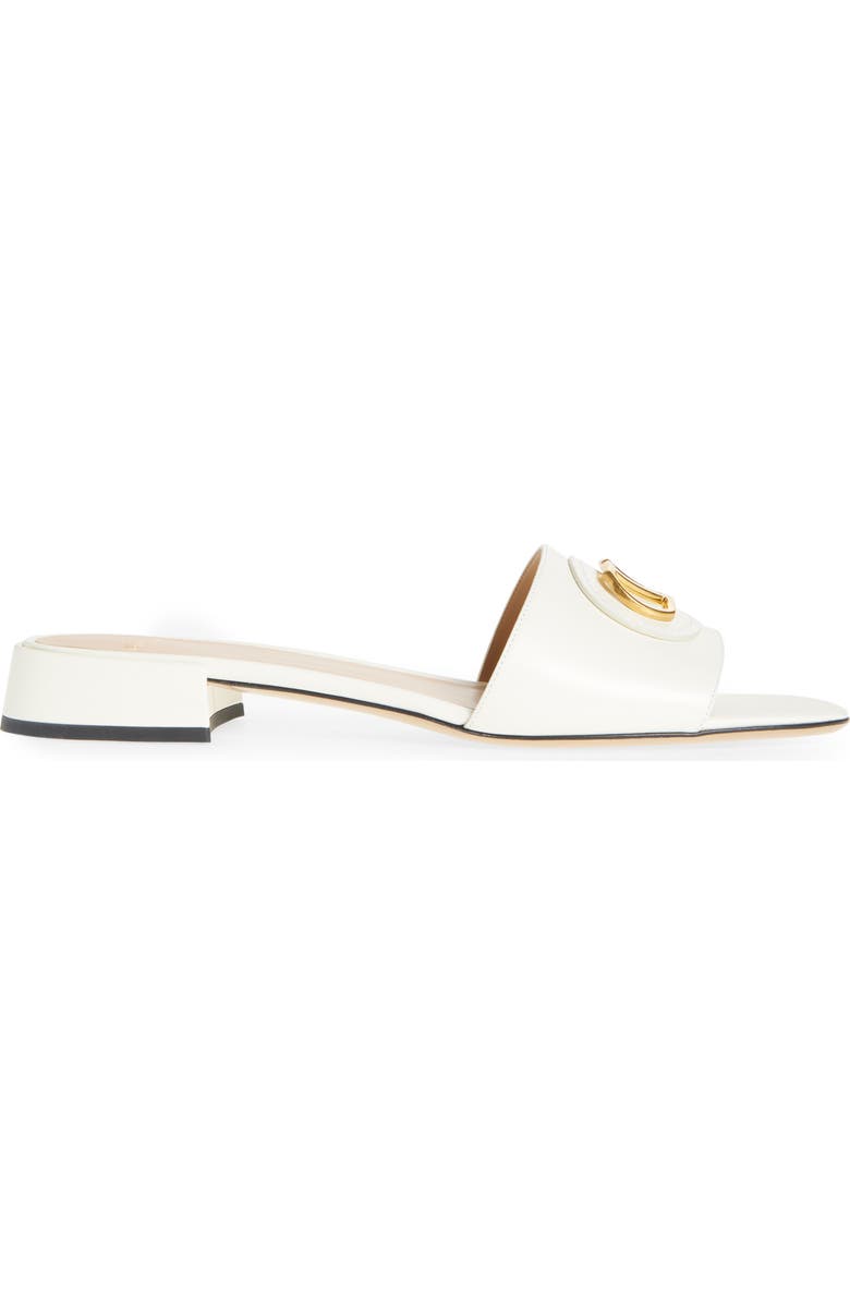 Valentino Garavani VLOGO Signature Slide Sandal, Alternate, color, Ivory