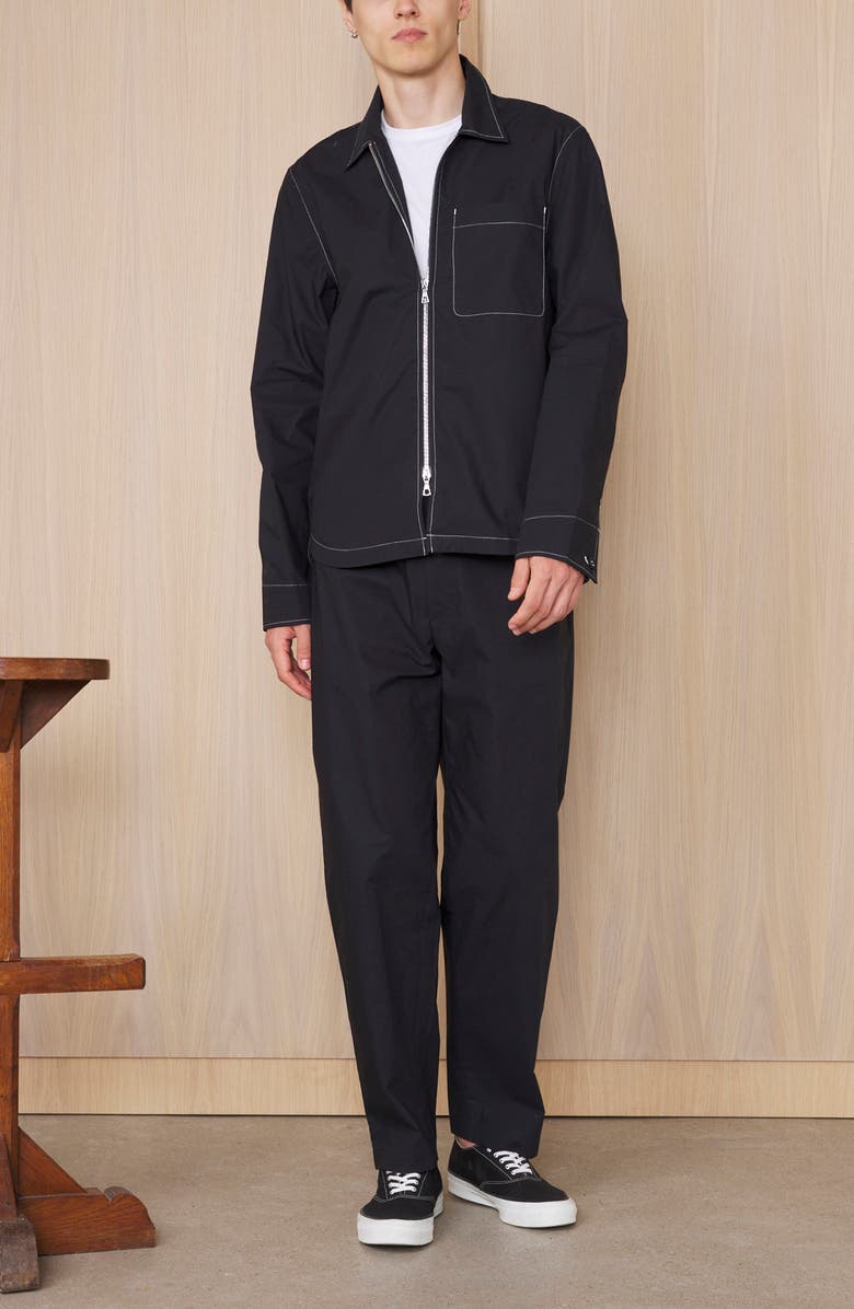 Officine Générale Malo Organic Cotton Poplin Jacket, Alternate, color, 