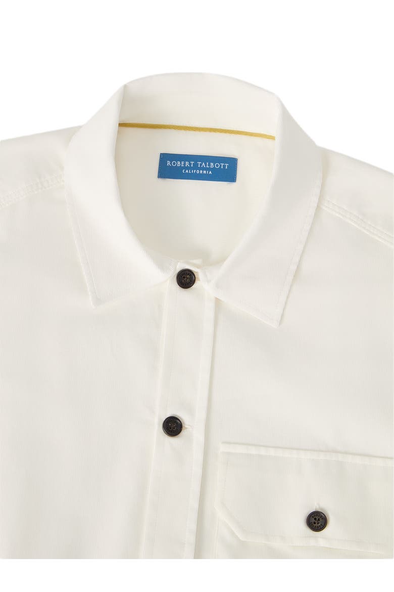 Burton Pinwale Corduroy Shirt Jacket, Alternate, color, Cream