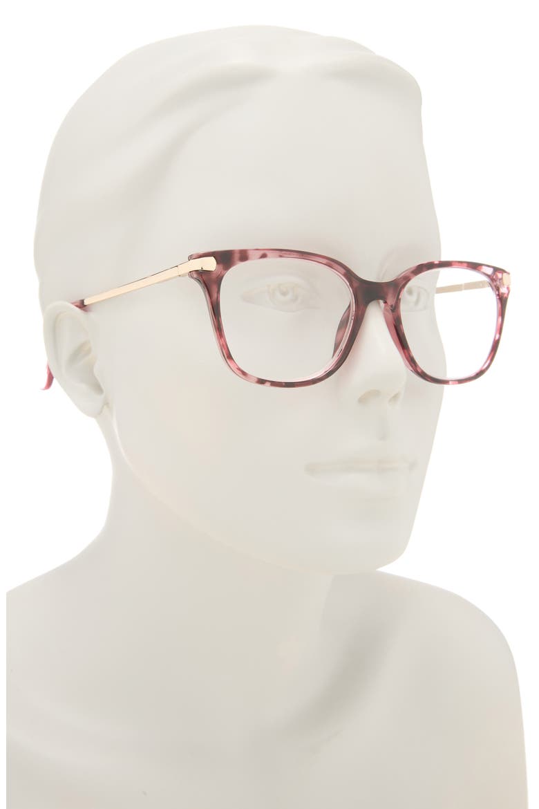 Combo Core 51mm Cat Eye Reading Glasses, Alternate, color, PINK DEMI