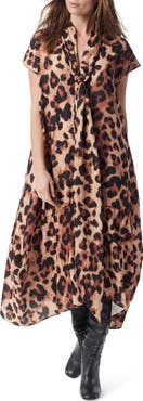 DO by Dee Ocleppo Jasmina Pussybow Tie Shift Dress