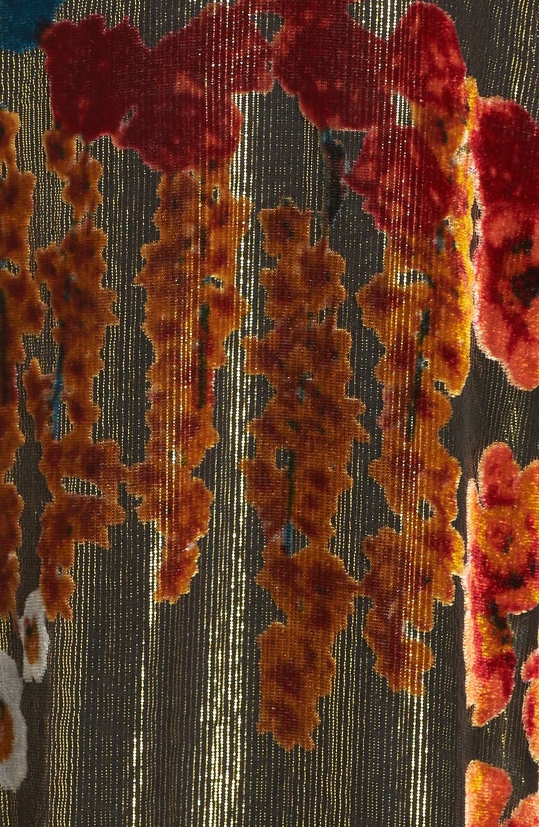 Aidan by Aidan Mattox Burnout Velvet Gown, Alternate, color, 