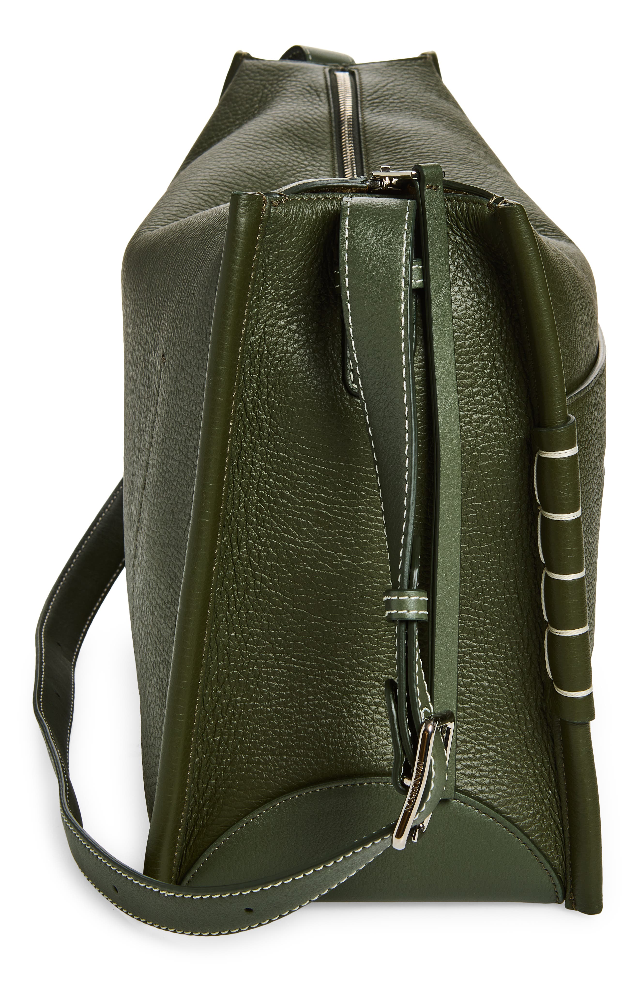 JW Anderson Loafer Messenger Bag, Alternate, color, Khaki