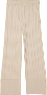 3.1 Phillip Lim Wide Leg Rib Knit Pants