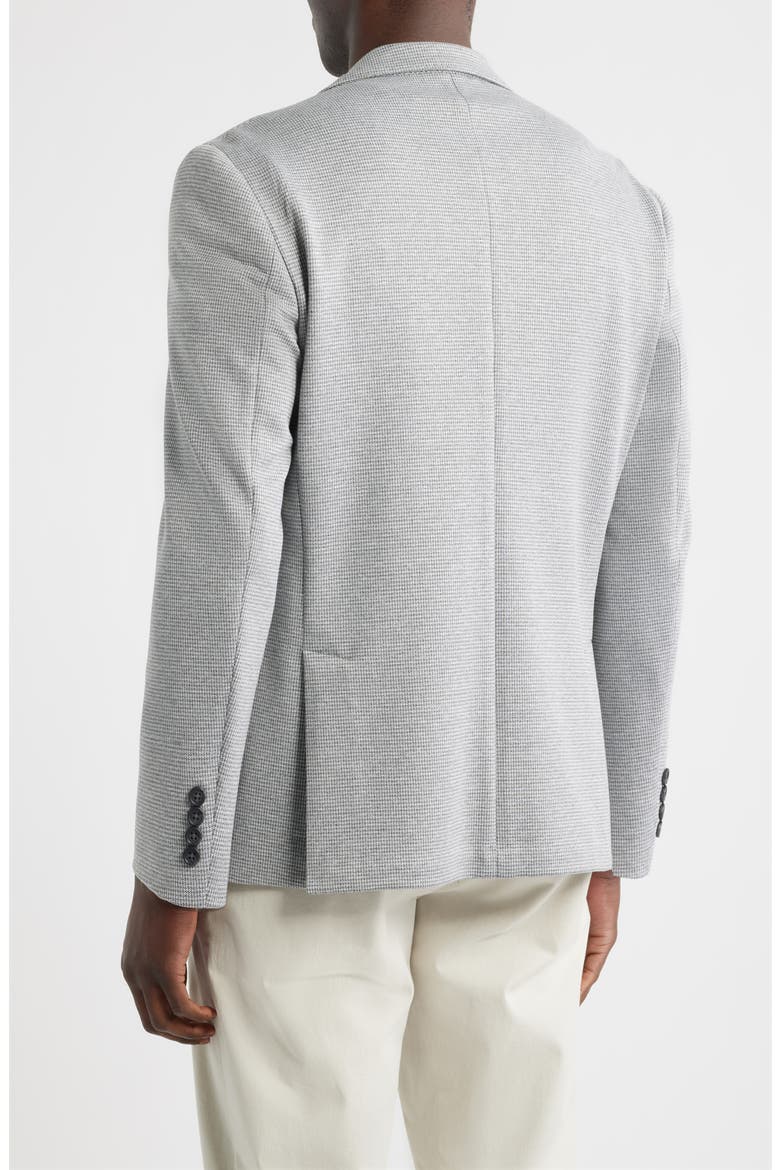 Henrik Trim Fit Grey Microcheck Knit Sport Coat, Alternate, color, GREY HEATHER HOUNDSTOOTH