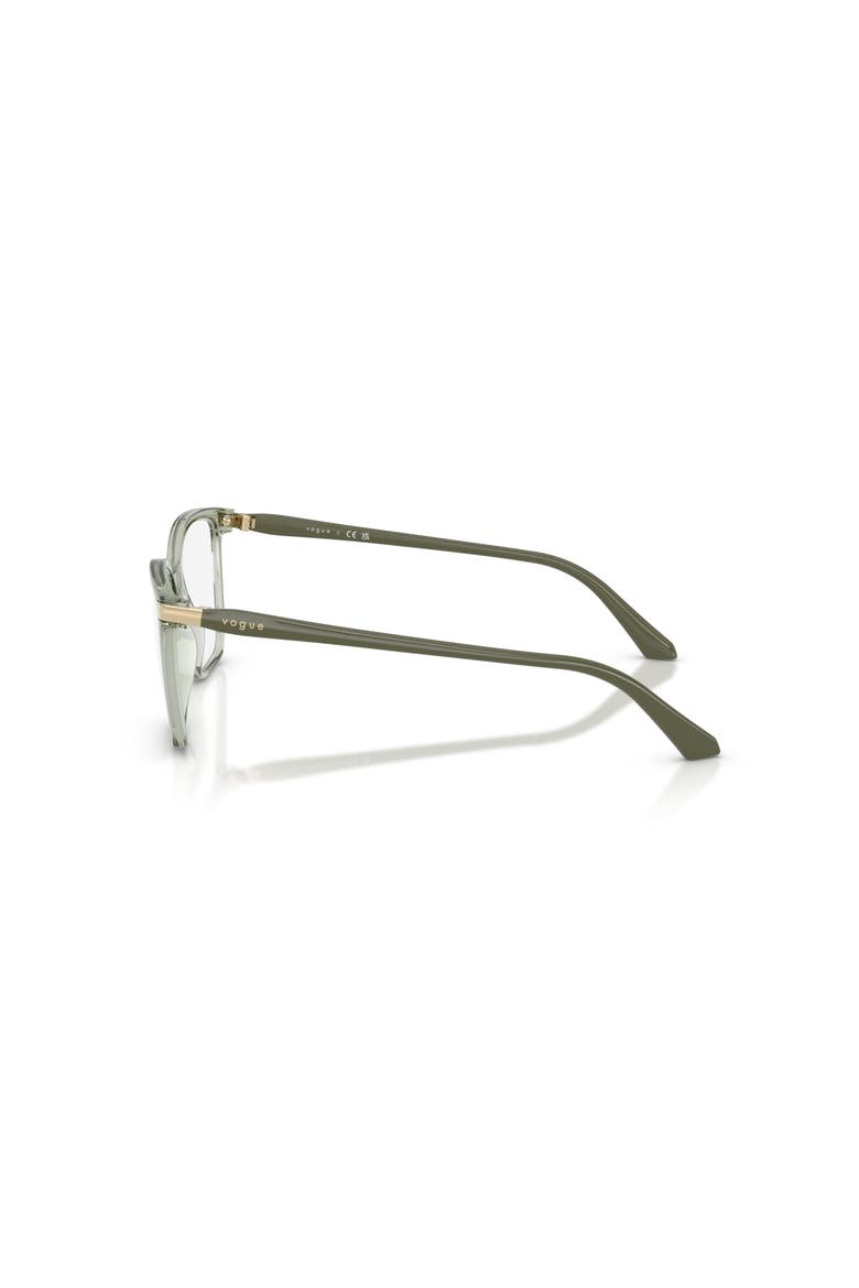 51mm Square optical glasses, Alternate, color, Green