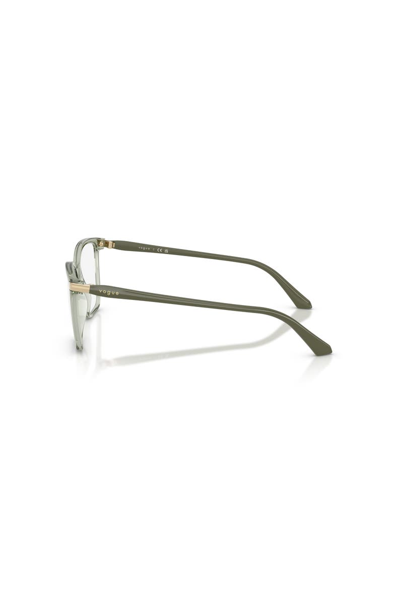 Vogue Eyewear 51mm Square optical glasses, Alternate, color, Green