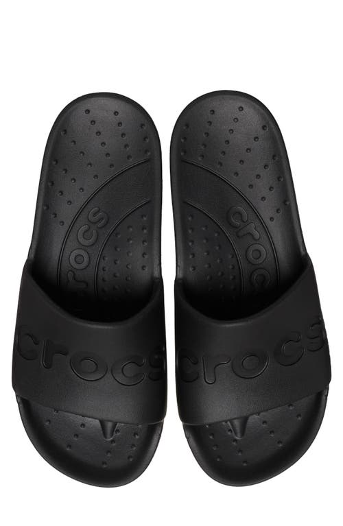 Crocs Logo Slide Sandal In Animal Print