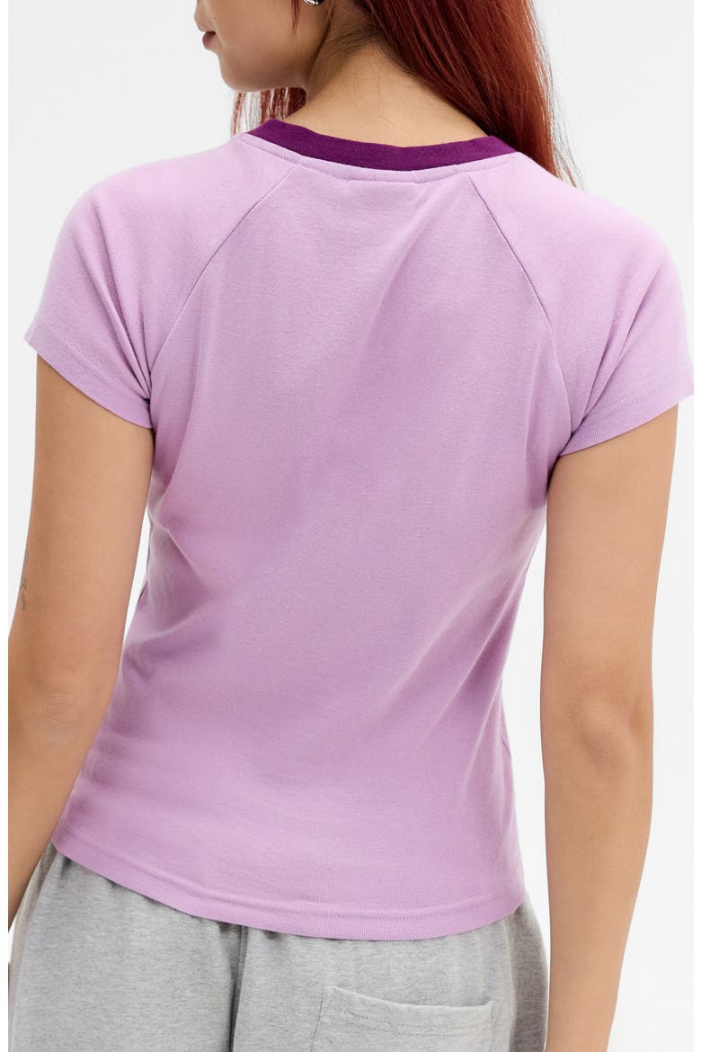 V-Neck Baby T-Shirt, Alternate, color, PINK