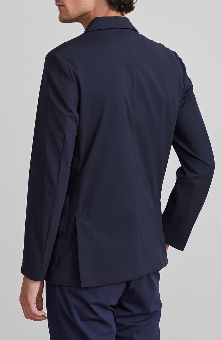 Emanuel Berg Technical Solid Navy 3-Button Sport Coat, Alternate, color, Navy