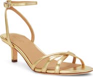 Lauren Ralph Lauren Kendyl Ankle Strap Kitten Heel Sandal