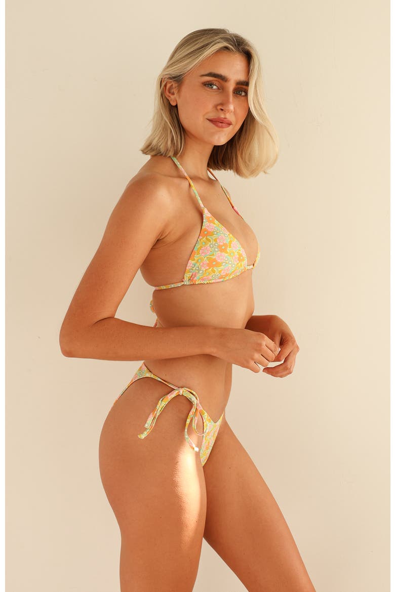Mia Cheeky Bikini Bottom, Alternate, color, Sunset Grove