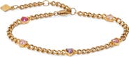 Alex and Ani Heart Curb Chain Bracelet