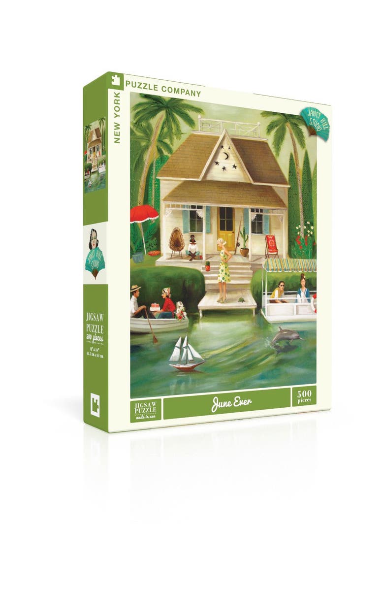 NEW YORK PUZZLE COMPANY Splendid Summer Home 500 Piece Puzzle, Alternate, color, NO COLOR