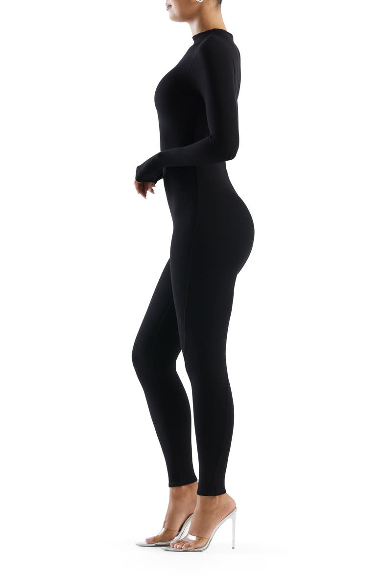 Naked Wardrobe The NW Jumpsuit, Alternate, color, Black