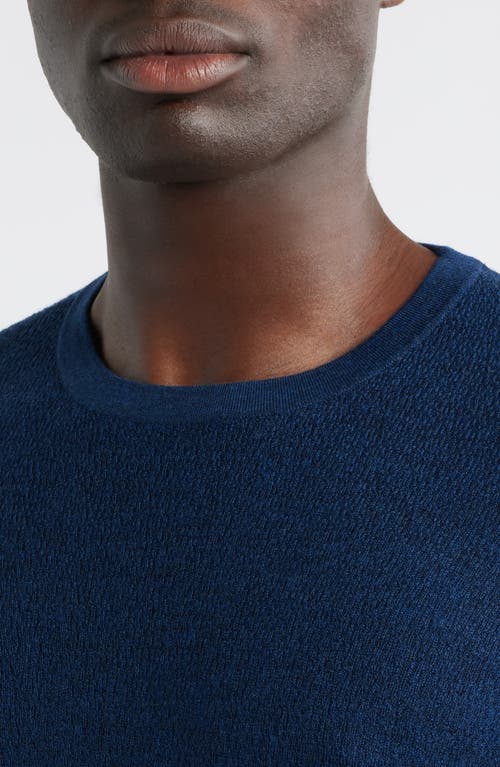 Robert Barakett Watertown Merino Wool Sweater In Blue